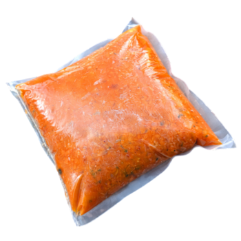 OPbst und Gemüse püriert und gefroren